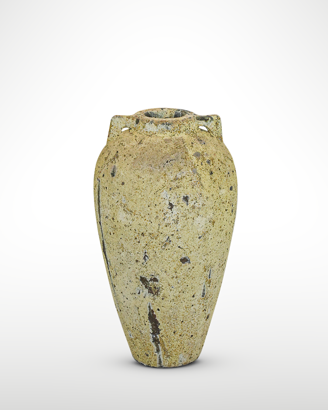 Texture VASOS 39 - Name ONYX - OD_W 11” Po  5” Ht.  21” Base 5” Weight 25 LB” Texture Savana