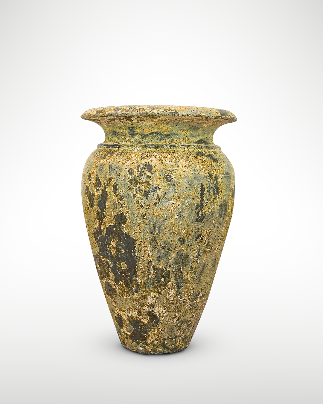 Texture VASO 1 - Name DALLAS - OD_W 27” Po  27” Ht.  42” Base 10” Weight” Texture Savana