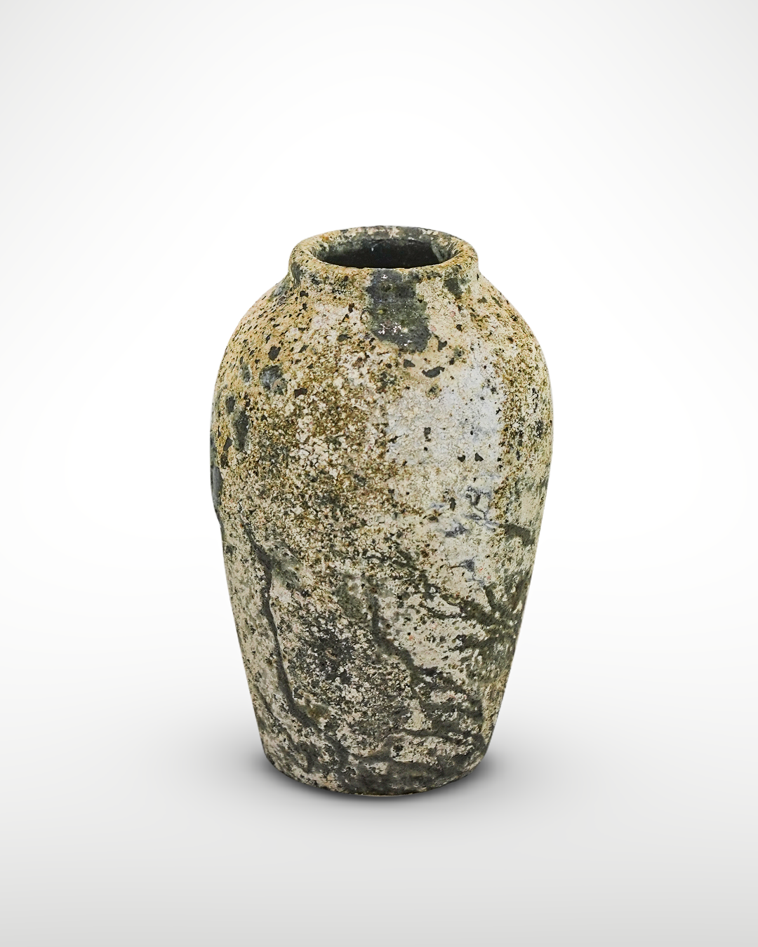 Texture VASOS 55 - Name NEST - OD_W 8” Po  5” Ht.  10” Base 5.1_2” Weight 8 LB” Texture Savana